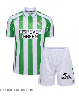 Günstige Real Betis Heimtrikotsatz Kinder 2024-25 Kurzarm (+ Kurze Hosen)